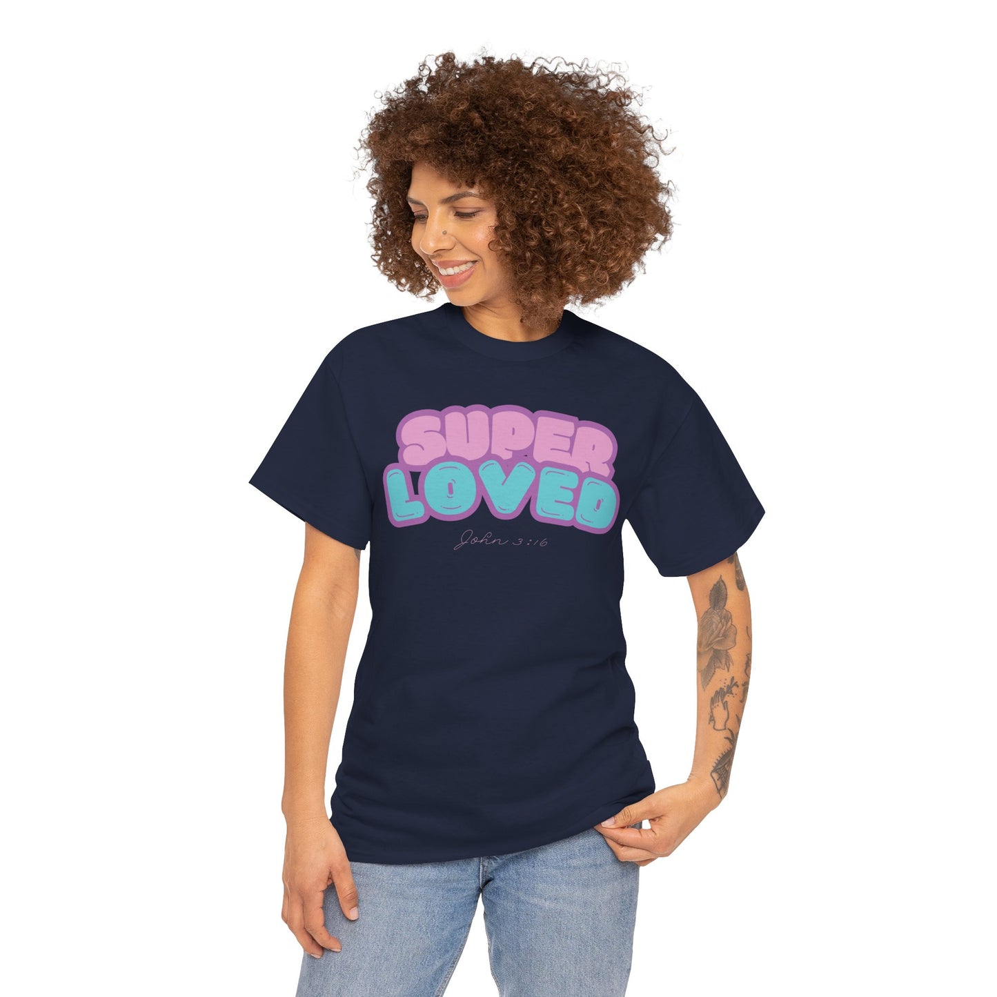 Super Loved John 3:16 Cotton Tee