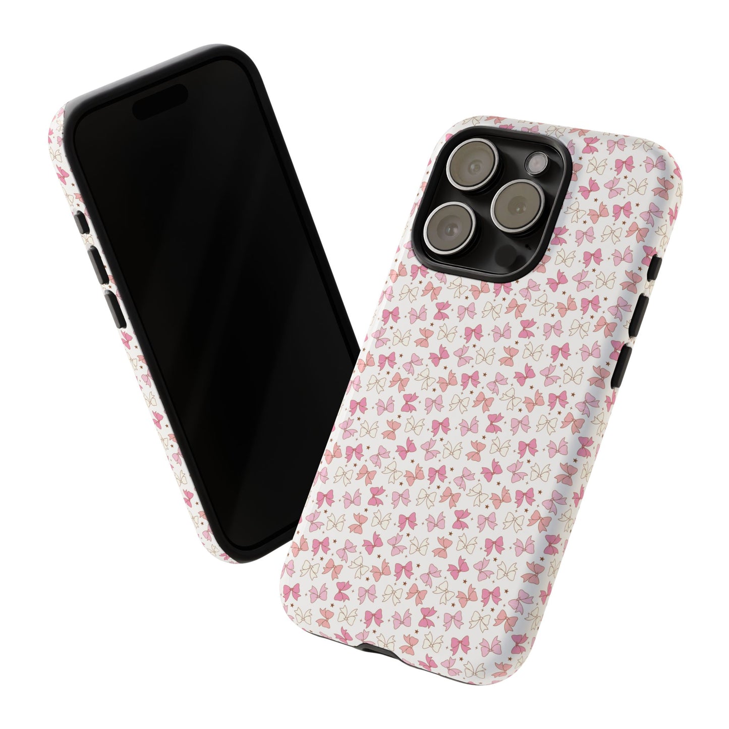 Pink Coquette Bows iPhone Case