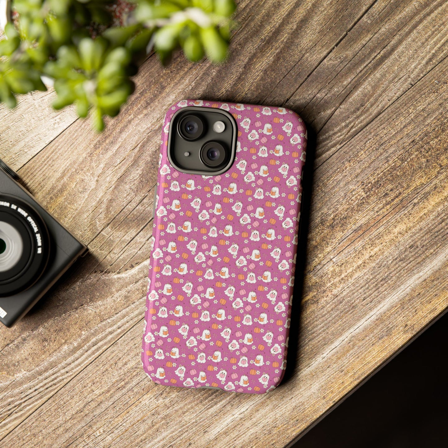Pink Girly Halloween iPhone Case