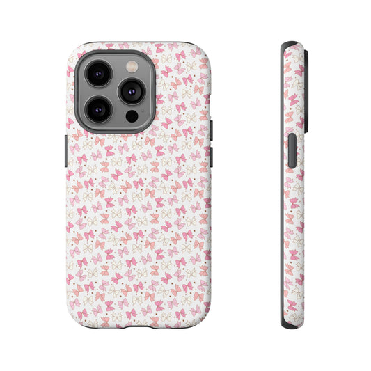 Pink Coquette Bows iPhone Case