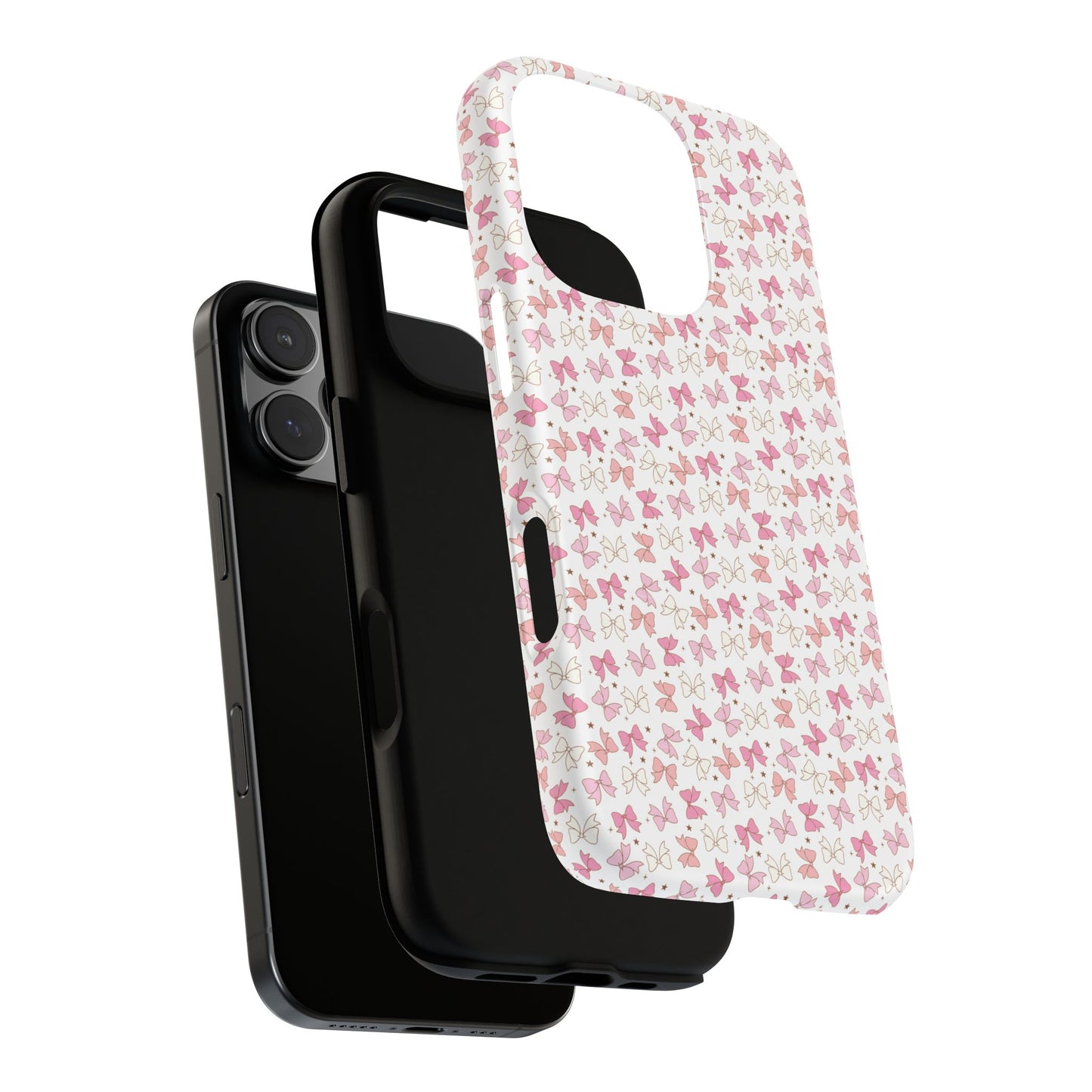 Pink Coquette Bows iPhone Case