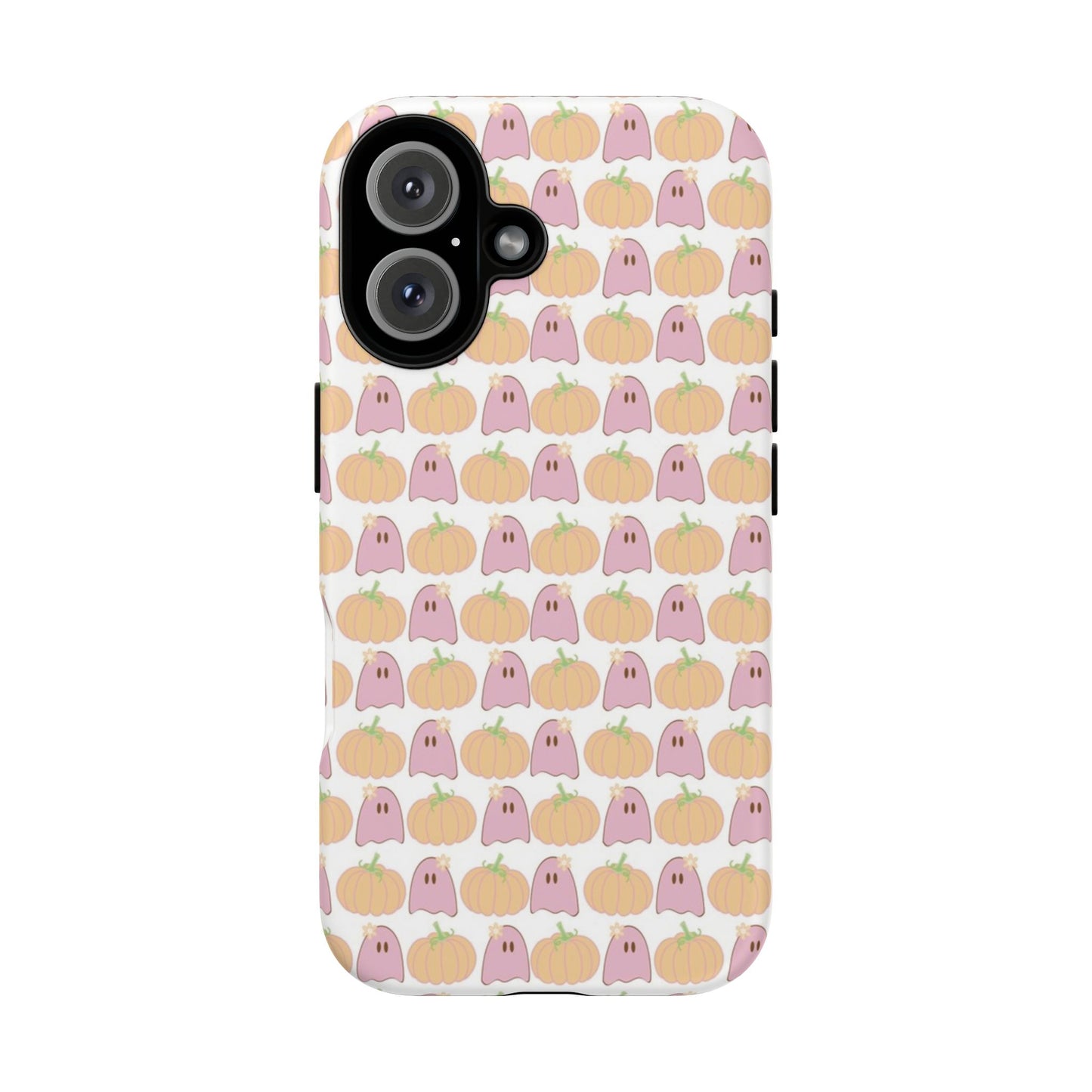 Cute Ghost & Pumpkin iPhone Case