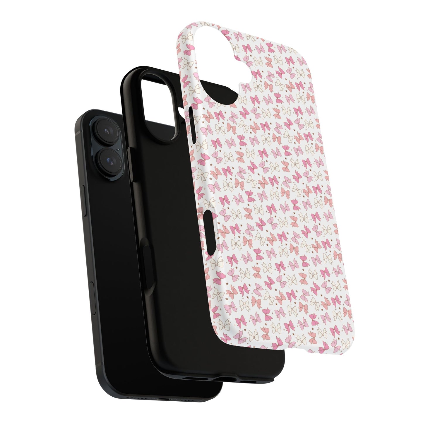 Pink Coquette Bows iPhone Case