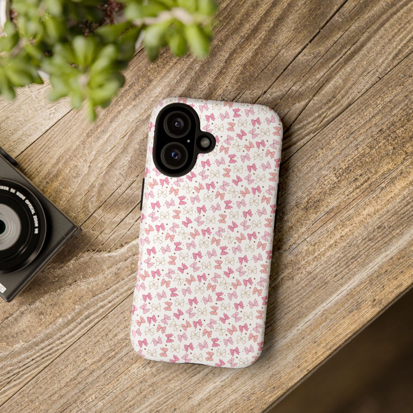 Pink Coquette Bows iPhone Case