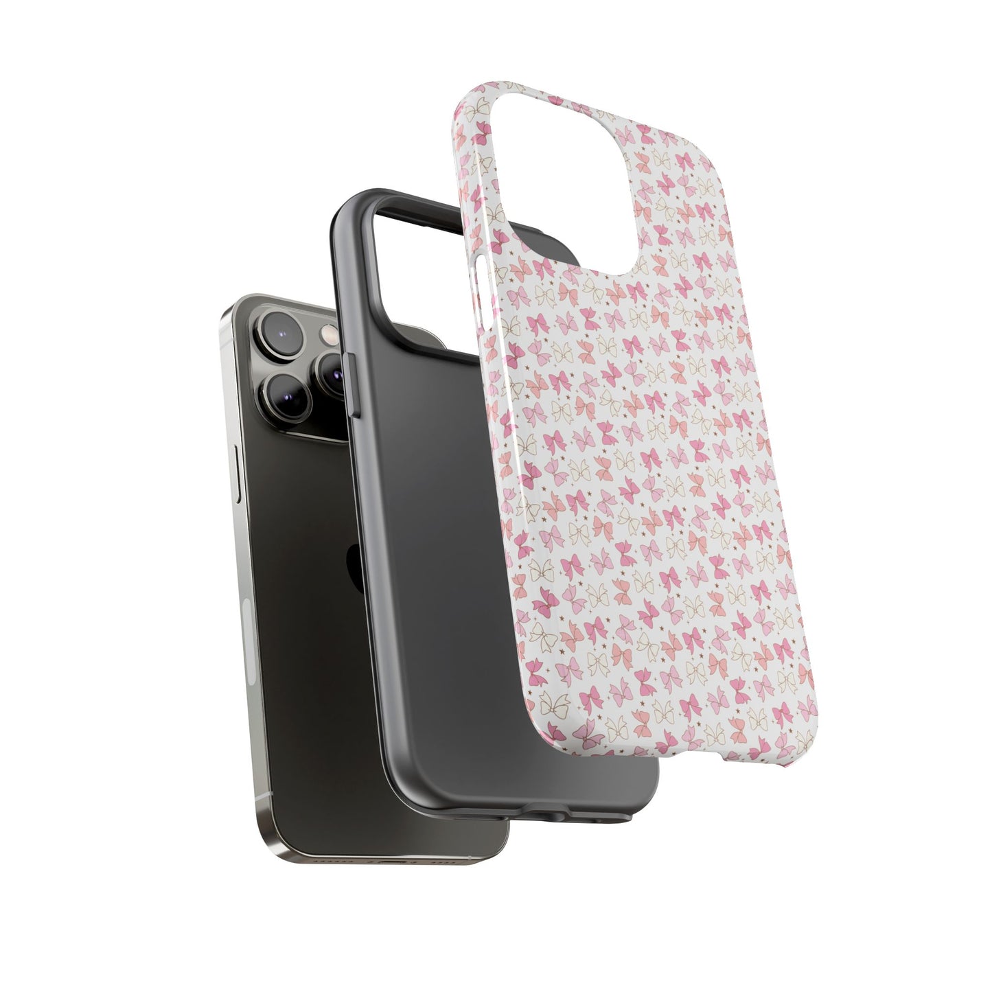 Pink Coquette Bows iPhone Case