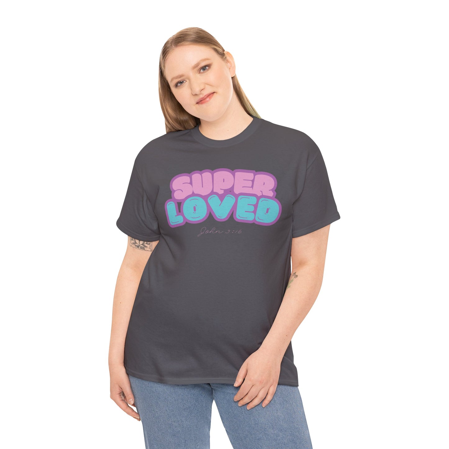 Super Loved John 3:16 Cotton Tee