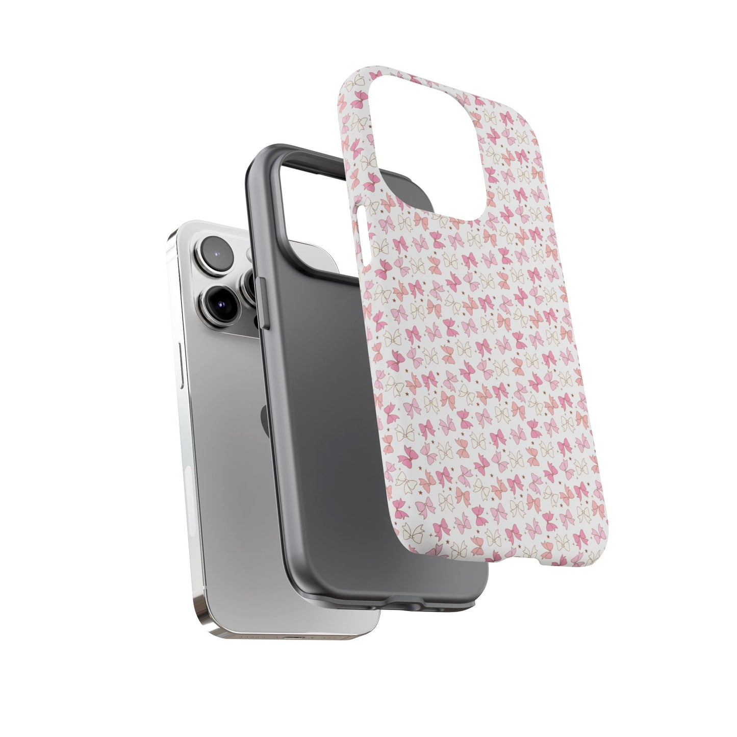 Pink Coquette Bows iPhone Case