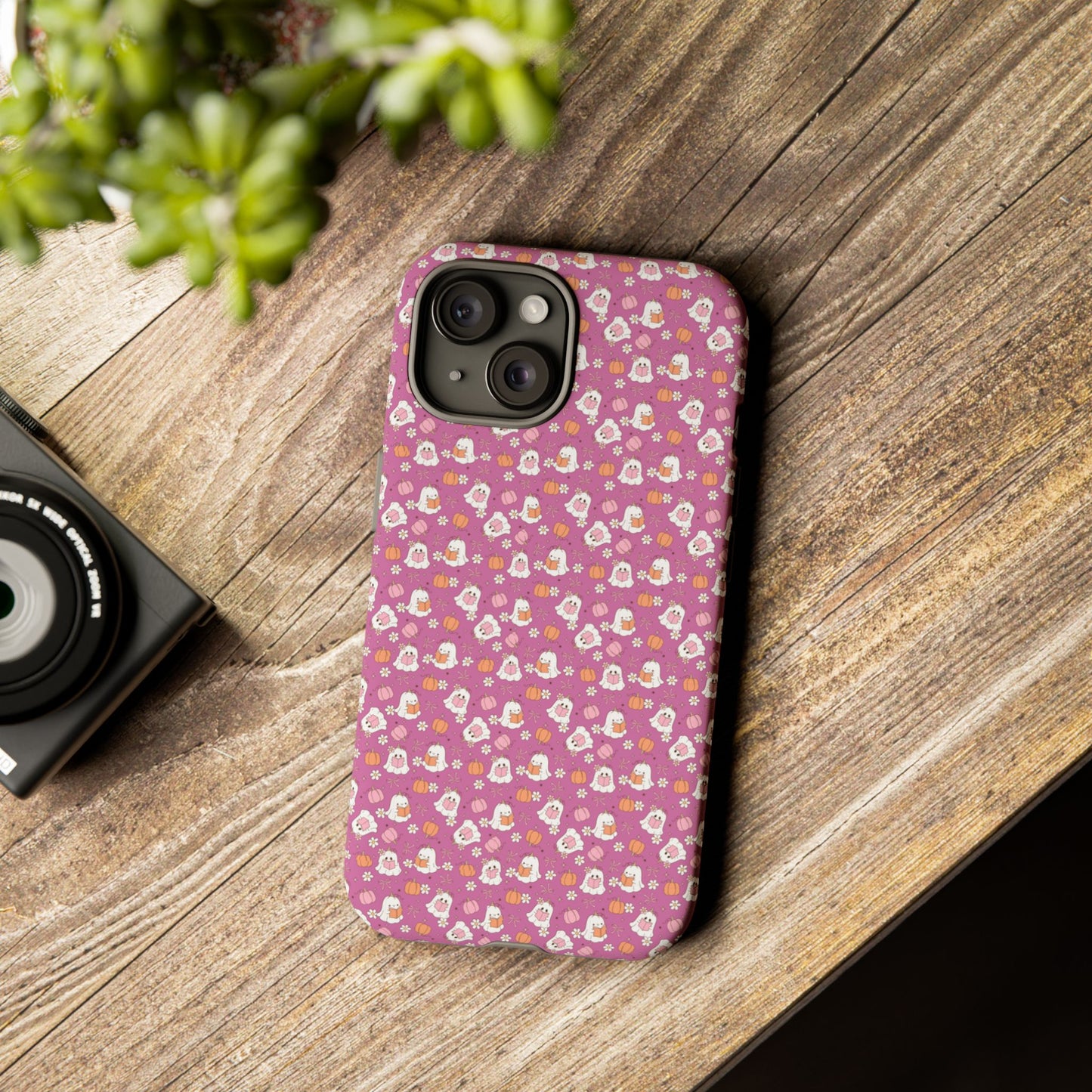 Pink Girly Halloween iPhone Case