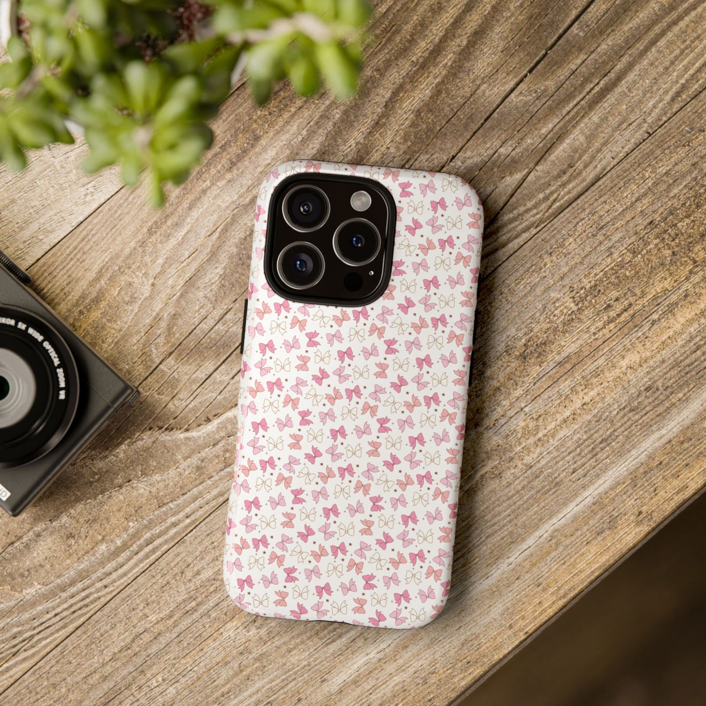 Pink Coquette Bows iPhone Case