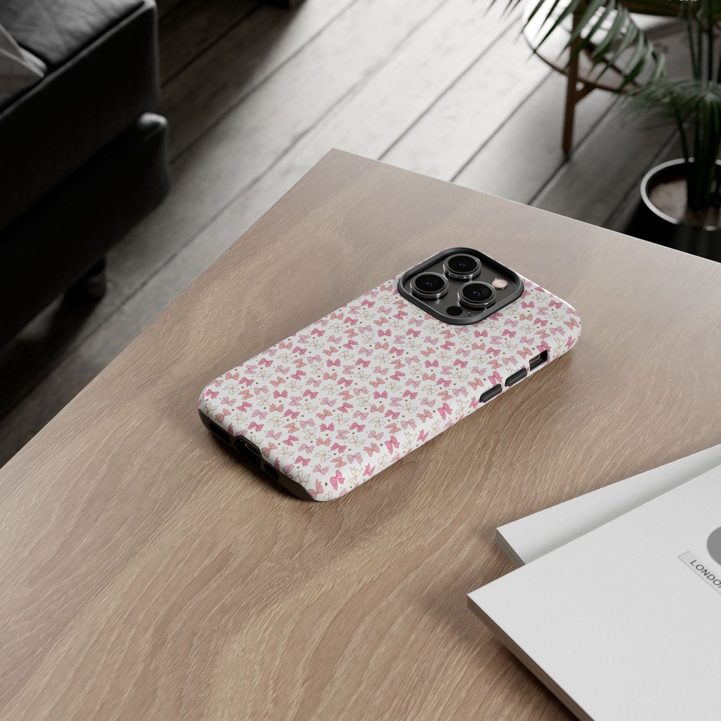Pink Coquette Bows iPhone Case