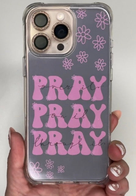 Pray iPhone Case Backing Insert – Christian Phone Case Art