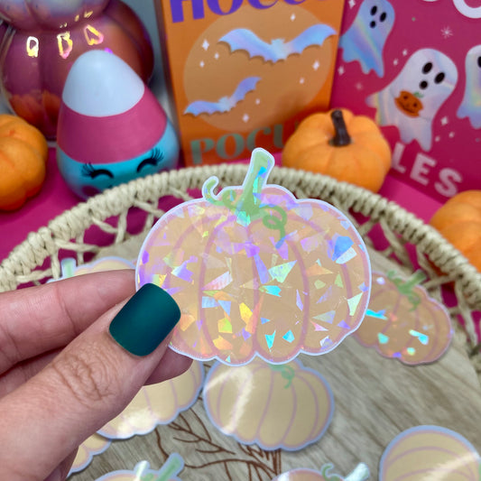 Cute Pumpkin Vinyl Sticker
