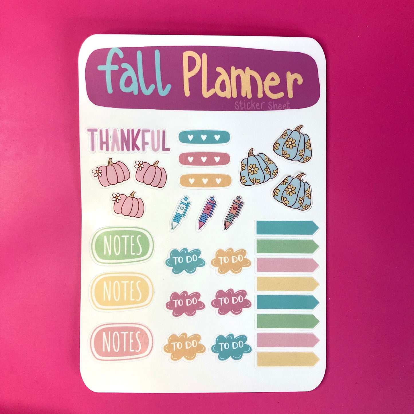 Fall Planner Stickers