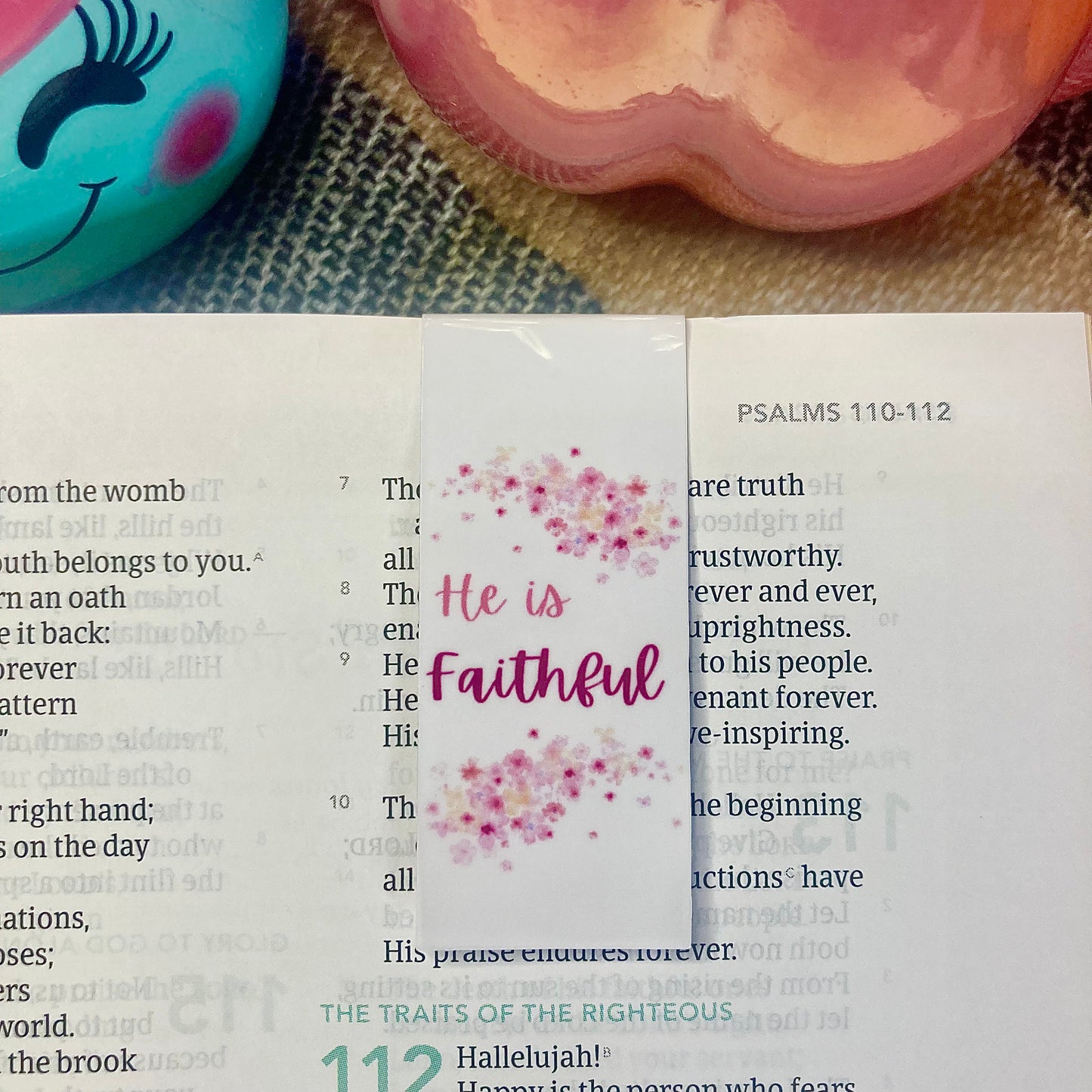 He Is Faithful Magnetic Bookmark