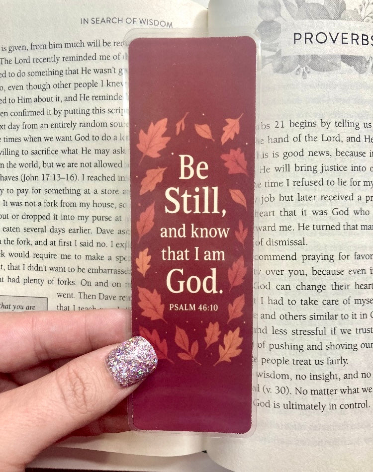 Faithful Fall Bookmark Set or Individual