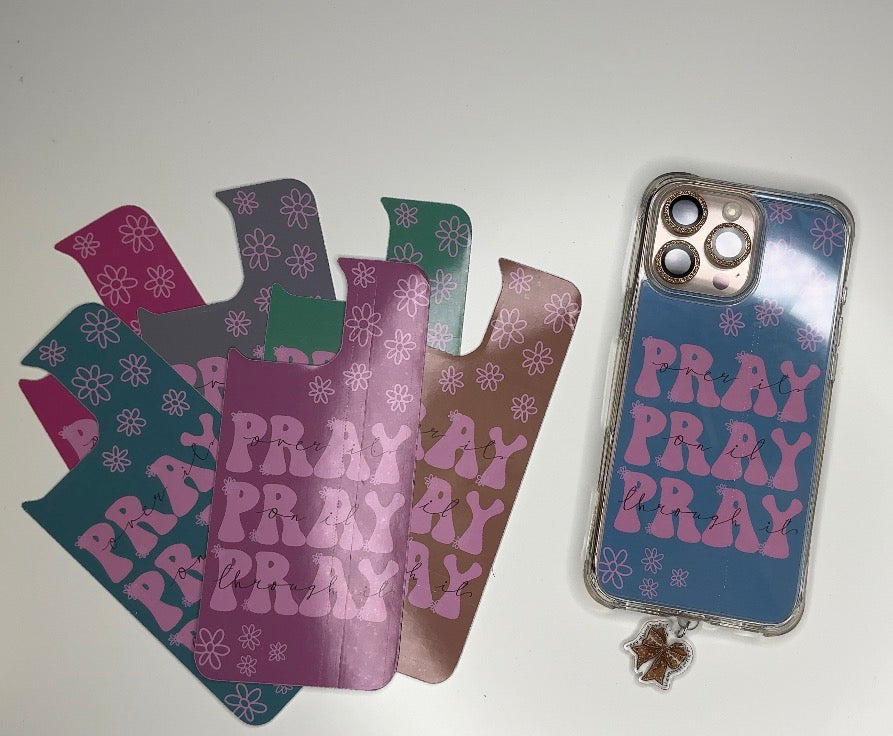 Pray iPhone Case Backing Insert – Christian Phone Case Art