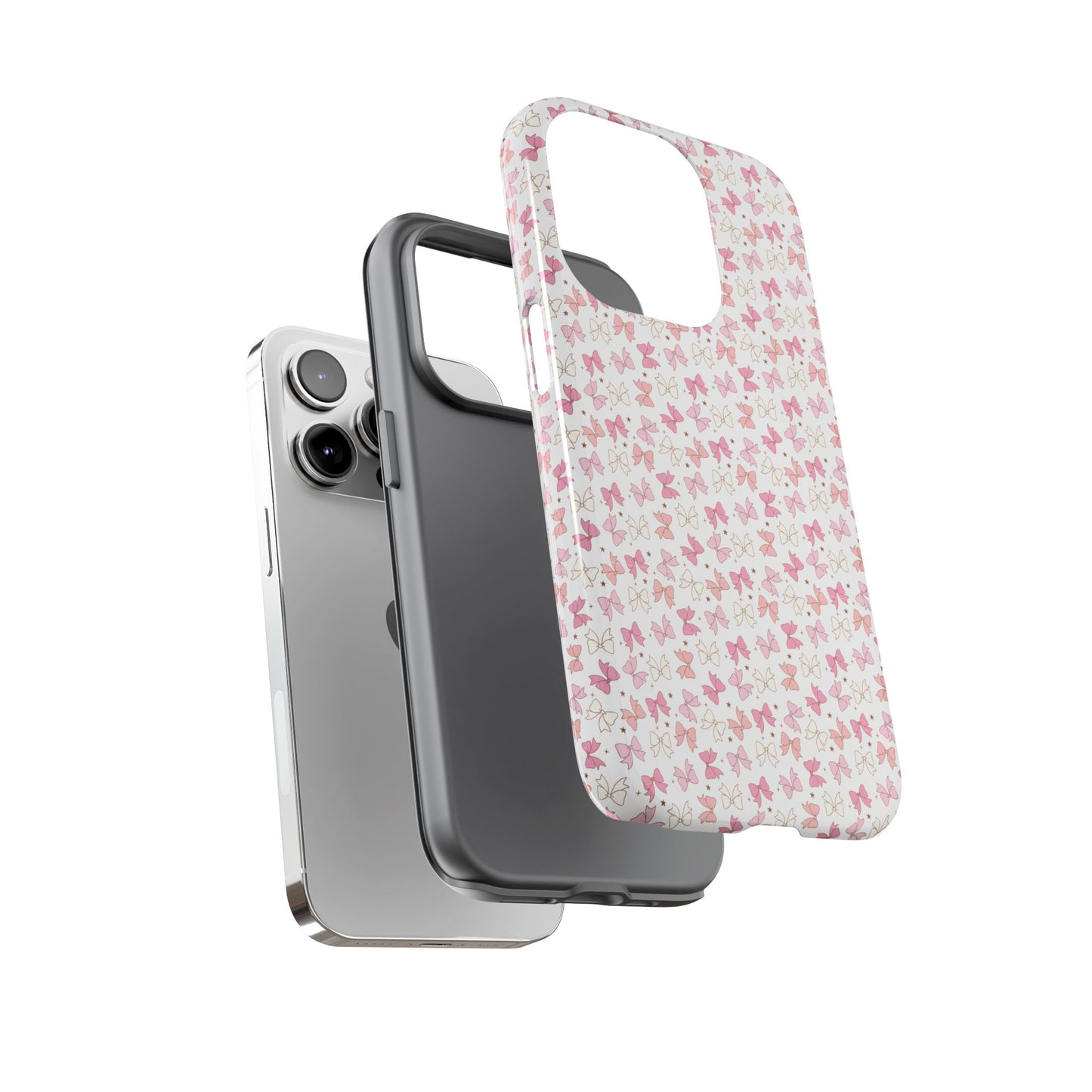 Pink Coquette Bows iPhone Case