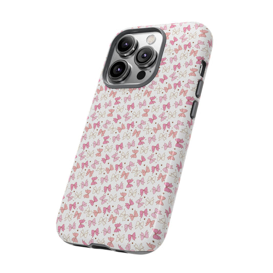 Pink Coquette Bows iPhone Case