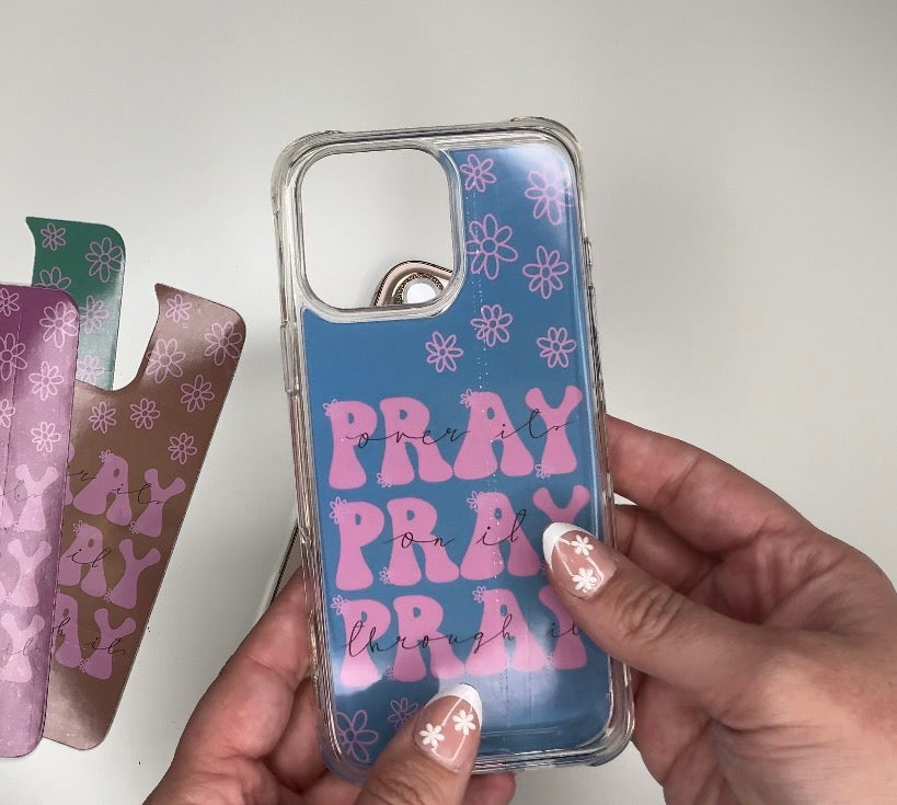 Pray iPhone Case Backing Insert – Christian Phone Case Art