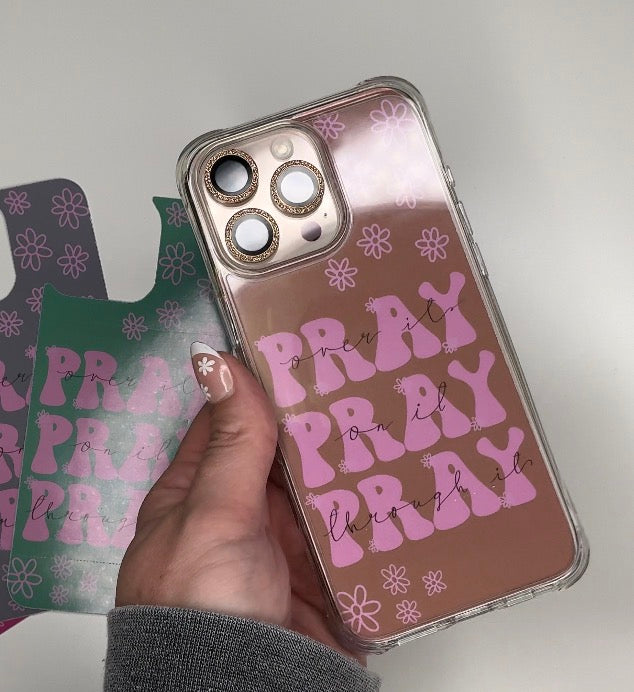 Pray iPhone Case Backing Insert – Christian Phone Case Art