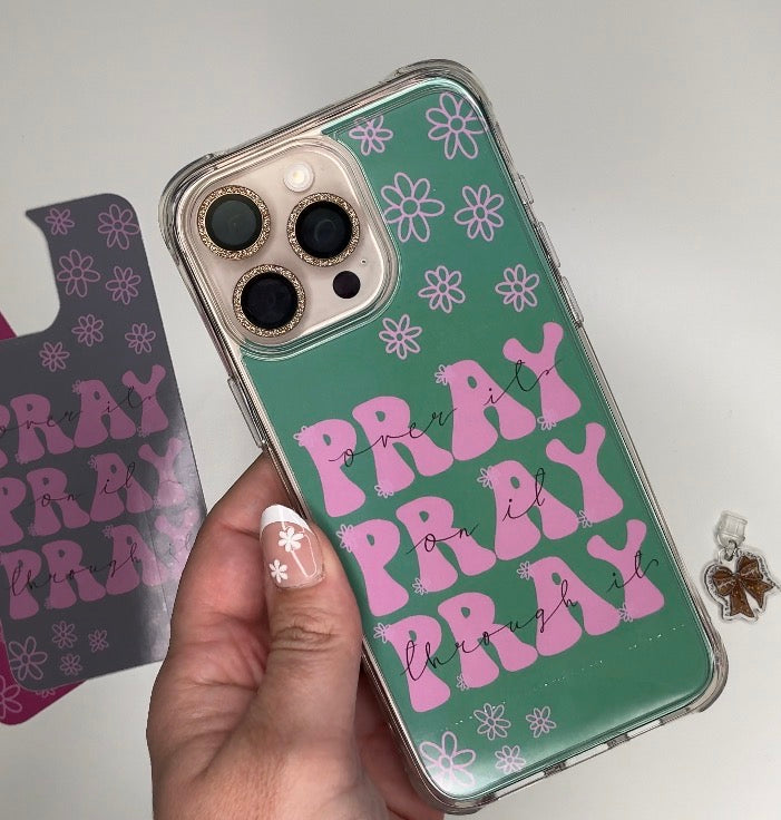 Pray iPhone Case Backing Insert – Christian Phone Case Art