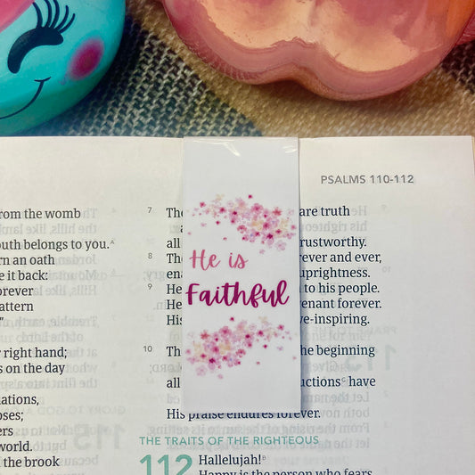 He Is Faithful Magnetic Bookmark